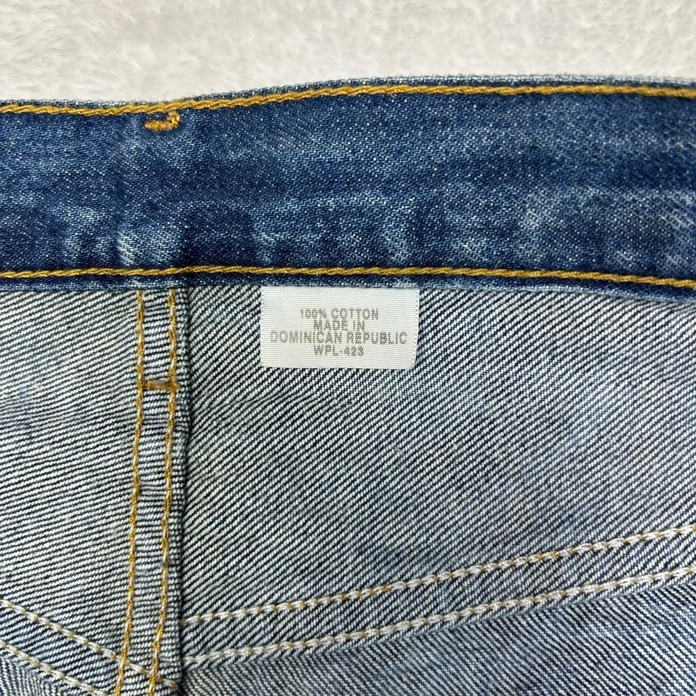 Levi's 501 Jeans Men's Blue‎ Denim Relaxed Straight Button Fly 41X31.5 - Flaws